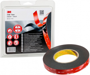 3M VHB 5952F/IPS ragasztószalag, fekete, 11 m x 19 mm