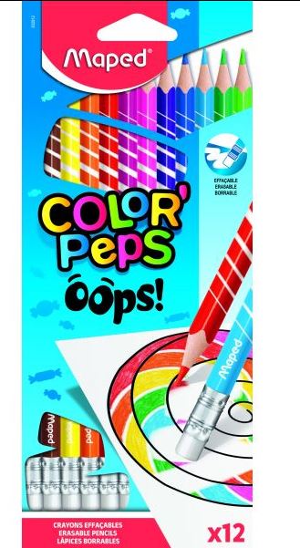 MAPED: Color Peps Oops! radírozható színes ceruza készlet (IMA832812)