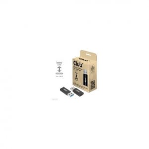 CLUB3D USB adapter fekete (CAC-1525)