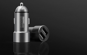 Remax RCC220 autós töltő 2x USB-A fekete