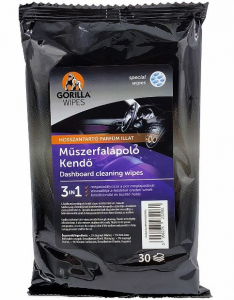 Gorilla Wipes műszerfalápoló kendő 30 db-os (30232961)