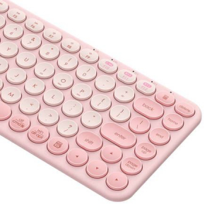Baseus K01A Vezeték nélküli billentyűzet rózsaszín (B00955503413-00)