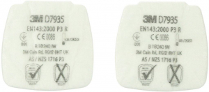 3M Secure Click D7935 r&eacute;szecskeszűrő bet&eacute;t P3 R, 4 db