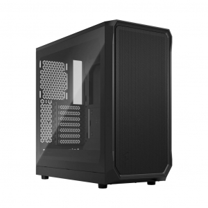 Fractal Design Focus 2 Black TG Clear Tint táp nélküli ablakos ház fekete (FD-C-FOC2A-01)