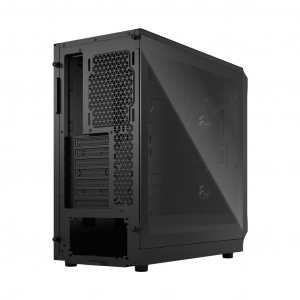 Fractal Design Focus 2 Black TG Clear Tint táp nélküli ablakos ház fekete (FD-C-FOC2A-01)