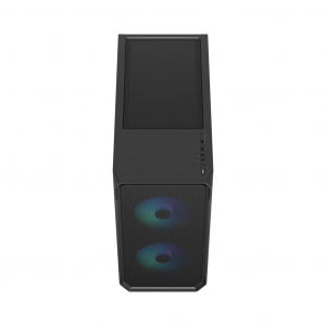 Fractal Design Focus 2 RGB Black Clear Tint táp nélküli ablakos ház fekete (FD-C-FOC2A-03)