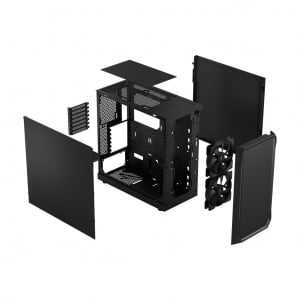 Fractal Design Focus 2 Black Solid táp nélküli ház fekete (FD-C-FOC2A-07)