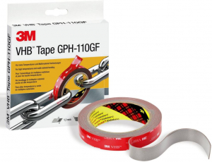 3M VHB GPH-110GF19-3 ragasztószalag, szürke, 3 m x 19 mm