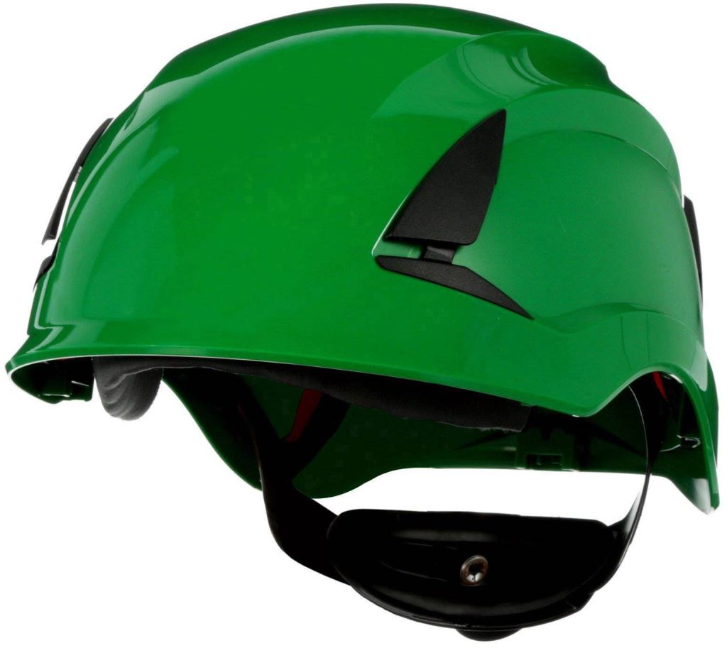 3M SecureFit X5504NVE-CE-4 védősisak UV érzékelővel, zöld