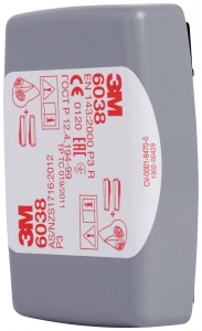 3M 6038 P3R részecskeszűrő aktív szénnel, 20 db