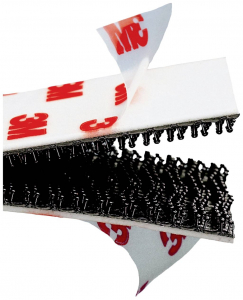 3M SJ3870/IPS tépőzár, fekete, 2.5 m x 25 mm