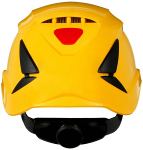 3M SecureFit X5502V-CE-4 v&eacute;dősisak UV &eacute;rz&eacute;kelővel, s&aacute;rga