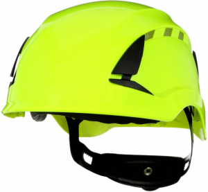 3M SecureFit X5514V-CE-4 védősisak UV érzékelővel, neonzöld