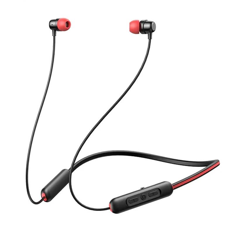 Remax Neckband Sports ENC Bluetooth fülhallgató fekete-piros (RB-S12)