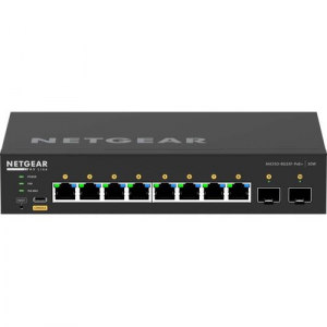Netgear AV Line M4250 GSM4210PX 8 portos menedzselhető POE+ Ethernet switch (GSM4210PX-100EUS)