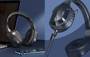 Remax EDR Bluetooth gaming headset fekete (RB-750HB)
