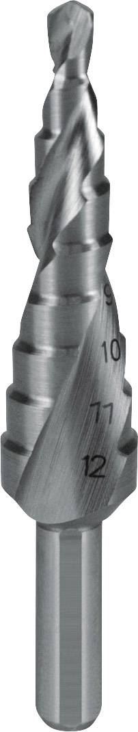 RUKO 101050-9 HSS fokozatfúró 4 - 12 mm, teljes hossz 65 mm