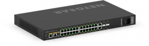 NetgearAV Line M4250-26G4F-POE+ 30 Portos menedzselhető POE+ Gigabit Ethernet switch (GSM4230P-100EUS)