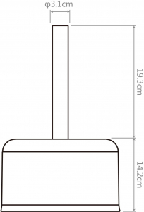TOOLCRAFT meleglevegő fúvóka 3.1 mm, hossza 36.5 mm (RST-280HT1)