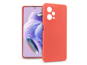 Haffner Soft Xiaomi Redmi Note 12 Pro+ 5G szilikon tok barackszínű (PT-6774)
