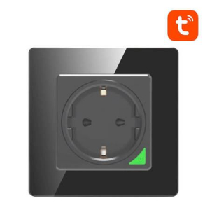 Avatto WOT10-EU-B Wi-Fi Tuya okos konnektor fekete