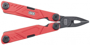 4K5 Tools MT 400 MultiTool Large  többfunkciós szerszám tokkal, piros-fekete (600.400A)