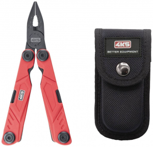 4K5 Tools MT 400 MultiTool Large  többfunkciós szerszám tokkal, piros-fekete (600.400A)