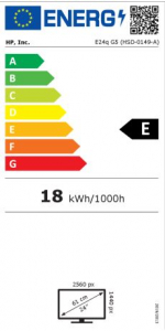 24" HP E24q G5 LCD monitor (6N4F1E9 / 6N4F1AA)