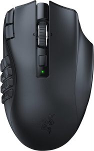 Razer Naga V2 HyperSpeed vezeték nélküli Gaming egér fekete (RZ01-03600100-R3G1)