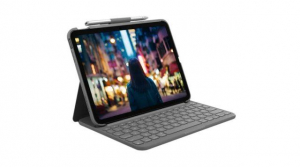 Logitech Slim Folio iPad (10.gen) tok billenytűzettel oxford sz&uuml;rke (920-011424)