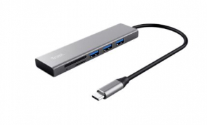 Trust Halyx USB-C HUB &eacute;s k&aacute;rtyaolvas&oacute; (24191)