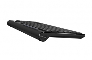 Genius SlimStar 7230 vezeték nélküli multimédiás billentyűzet fekete (31310021404)