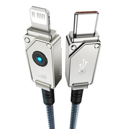 Baseus Aramid Fiber USB-C - Lightning  kábel 1m navy blue (P10355803221-00)