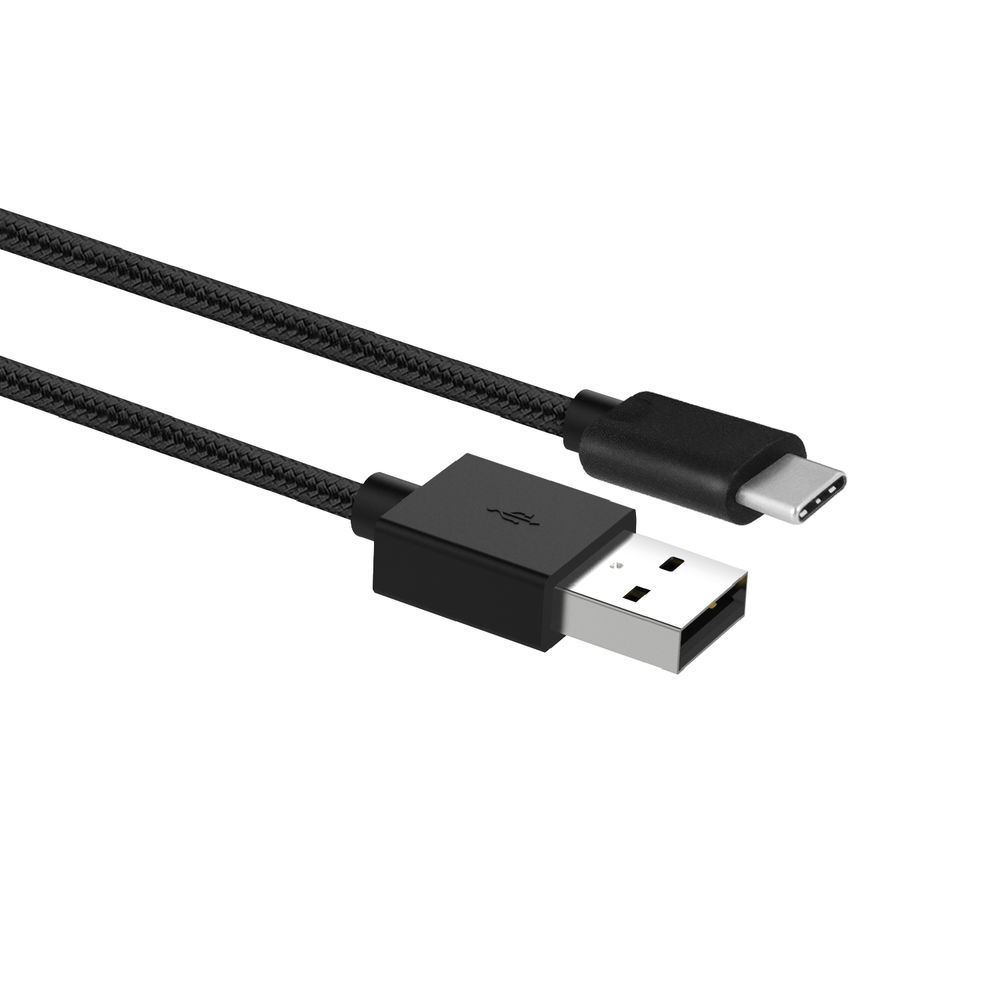 ACT USB-A - USB-C adat- és töltőkábel 1m fekete (AC3094)