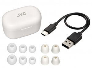 JVC HA-A25T-W-U TWS Bluetooth fülhallgató fehér