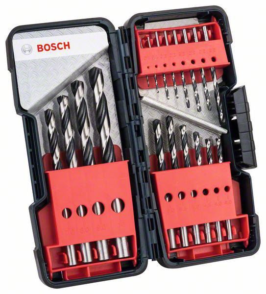 Bosch 2608577350 PointTeq HSS 18 részes fém spirálfúró készlet