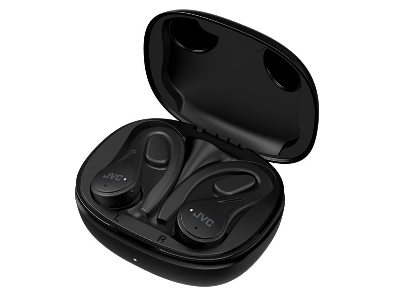 JVC HA-EC25T-B-U TWS Bluetooth sportfülhallgató fekete