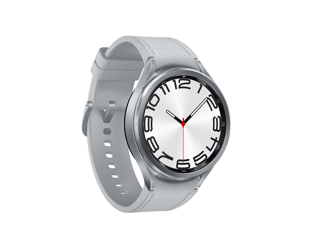 Samsung Galaxy Watch6 Classic okosóra 47mm LTE ezüst színű (SM-R965FZSAEUE)