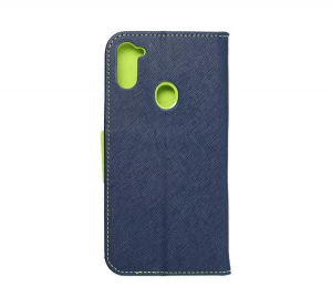 Fancy Samsung A115 Galaxy A11 flip tok kék-lime (49359)