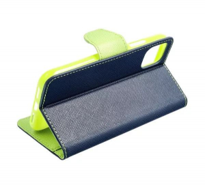 Fancy Samsung A115 Galaxy A11 flip tok kék-lime (49359)