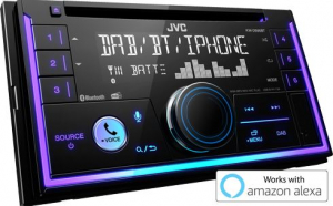 JVC KW-DB95BT autórádió (DAB!USB,AUX bemenet,Bluetooth,2ÉV Garancia)
