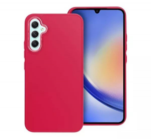 Frame Samsung Galaxy A34 5G szilikon tok magenta (74606)