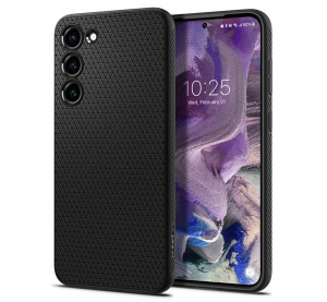 Spigen Liquid Air Samsung Galaxy S23 matt tok fekete (ACS05712)