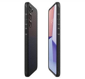 Spigen Liquid Air Samsung Galaxy S23 matt tok fekete (ACS05712)