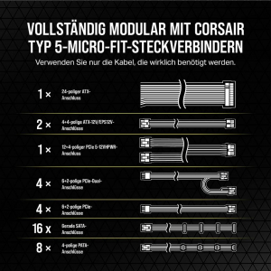 Corsair RM1200x SHIFT 1200W tápegység (CP-9020254-EU)
