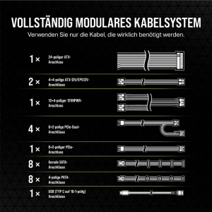 Corsair HX1000i 1000W moduláris tápegység (CP-9020259-EU)