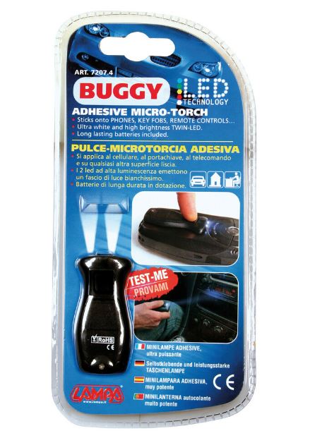 Lampa Buggy öntapadós mikro LED - elemlámpa (0172074)