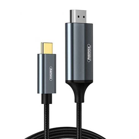 Remax Yeelin HDMI - USB-C kábel 1,8m fekete (RC-C017a)