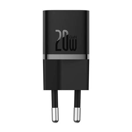 Baseus GaN5 Mini USB-C hálózati töltő 20W fekete (CCGN050101)