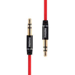 Remax Mini jack 3.5mm AUX kábel 1m piros (RL-L100 Red)